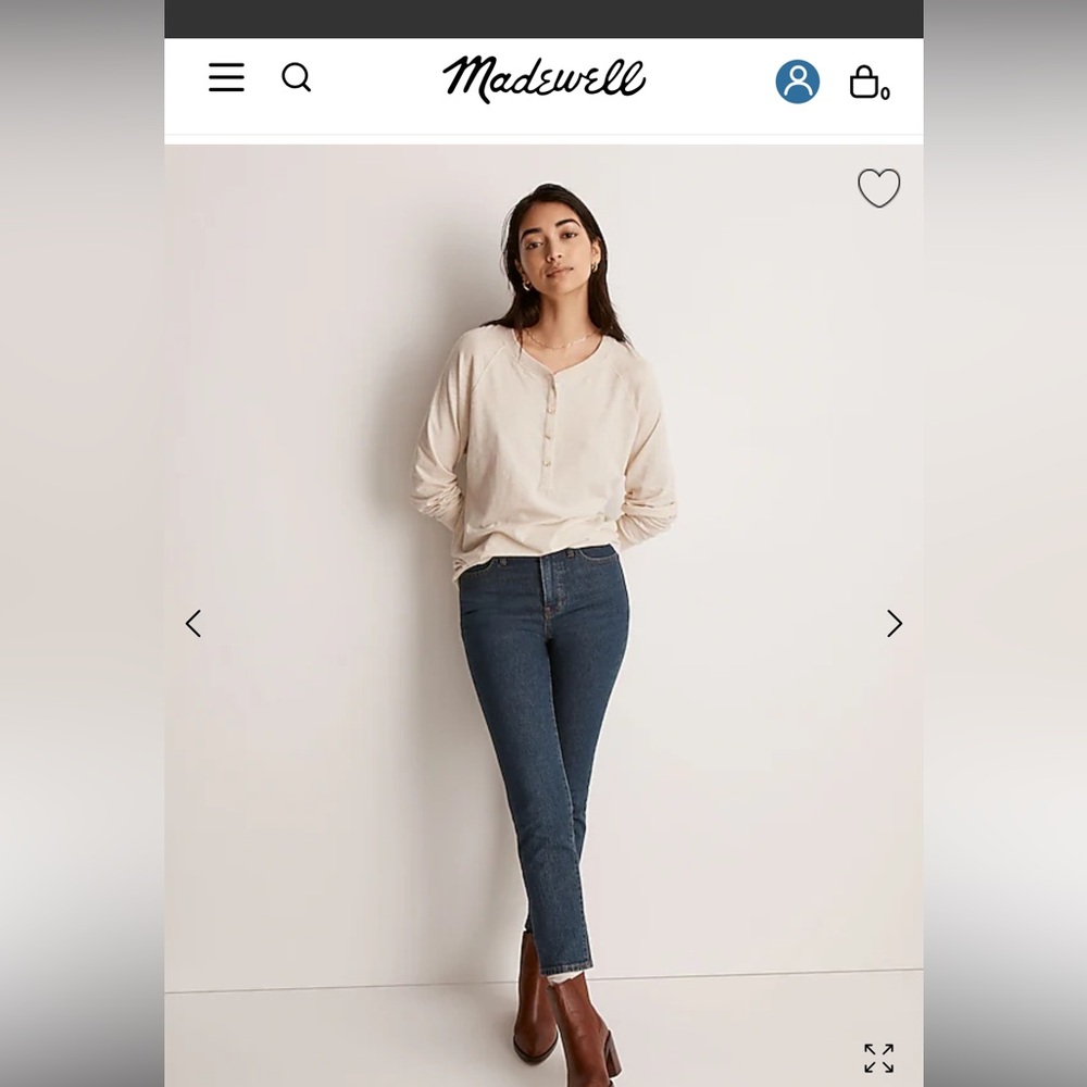 Madewell The Perfect Vintage Jean in Haight Wash
